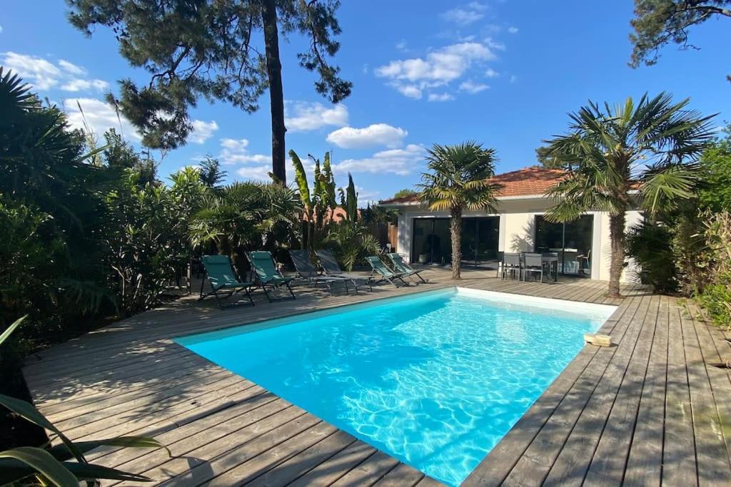 Villa Arcachon 12 Pers Avec Piscine Chauffee 1 Mai Au 30 Sept Екстериор снимка