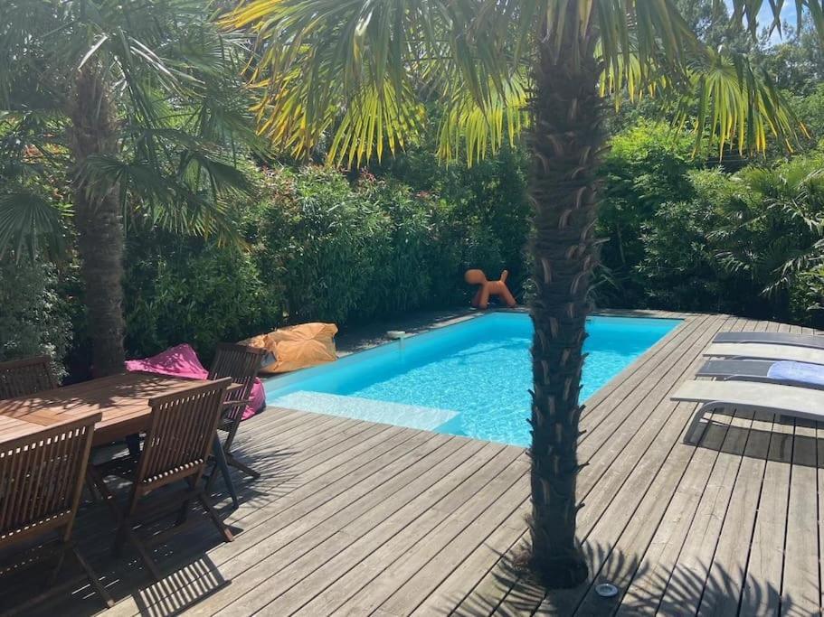 Villa Arcachon 12 Pers Avec Piscine Chauffee 1 Mai Au 30 Sept Екстериор снимка